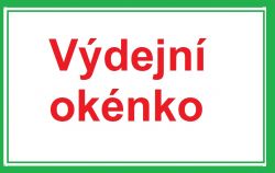 VÝDEJNÍ OKÉNKO
